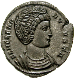 Helena Mother of Constantine I ca.325-326 CE   Treveri Mint   RIC VII 465